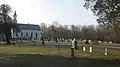 View of the cemetery