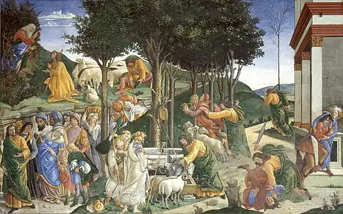 Image 8Youth of Moses by Sandro Botticelli, 1481-82, Sistine Chapel