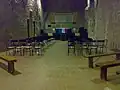 Interior hall of the church.