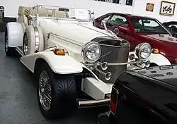 The Excalibur Limited Edition 100 from the early 1990s, a modernized Series III Roadster