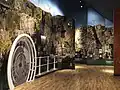 Exhibition area at The Gobbins Visitor Centre