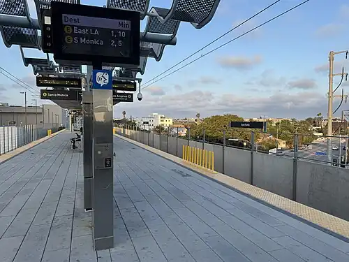 Expo/Bundy station platform, July 2025