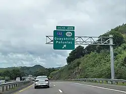 Puerto Rico Highway 2 between Magas and Jaguas