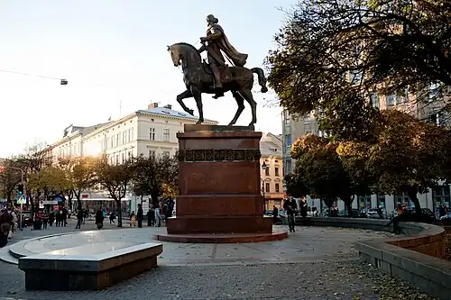 Daniel of Galicia monument in Lviv