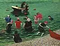 Swimming in Étretat (Félix Vallotton, 1899)