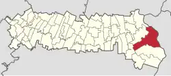 Location in Ialomița County