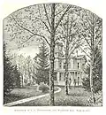 Residence of L.L Farnsworth built 1876 and demolished in 1886.