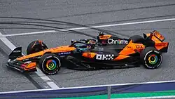 Piastri driving the McLaren MCL39 at the 2025 Austrian Grand Prix
