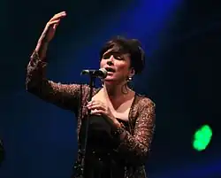 Cathy Jordan during the Festival Interceltique de Lorient in 2014.