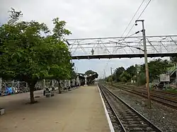 Footbridge at the station