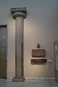 Reconstruction of a capital in the National Archeological Museum, Athens