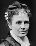 Portrait photograph of Lucretia Garfield