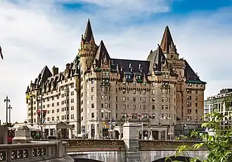 Chateau Laurier Hotel, 1 Rideau Street (1943–1944)