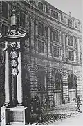 Engraving of one of the side lanterns, by Nicolas Guérard (1686)