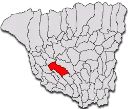 Location in Gorj County