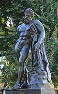 2025 image of the statue in Pennington Gardens by the Adelaide Oval, Adelaide, Australia.