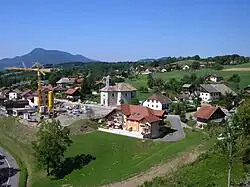 View of Faucigny from the castle