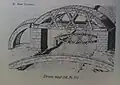 Truss arch bridge by Fausto Veranzio