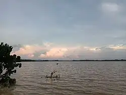 View of Mahalchari After a Flood