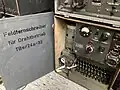 Feld Hellschreiber with box in museum