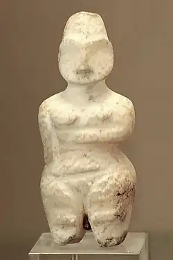 Female figurine found in the Tell es Sawwan (middle Tigris, near Samarra), level 1, ca. 6000 BCE
