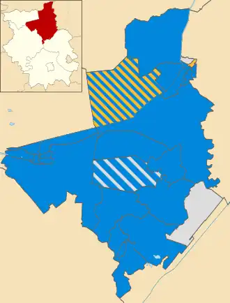 2011 results map