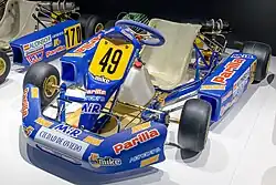 Fernando Alonso's 1997 kart kart in his museum