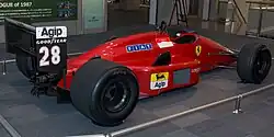 Agip was a long-standing partner of Italian motorsports. Depicted here is a Ferrari F1/87 with their logo.