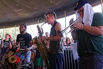 Too Many Zooz performing in 2016
