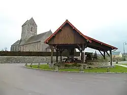 The Wine Press and the church of Saint-Pierre