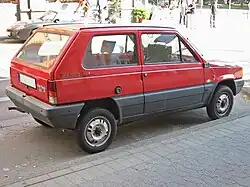 Rear view of original model