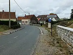 The entrance to the commune