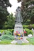 Sculpture Chist of Devine Mercy by Gustaw Zemła