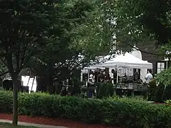 Film crew on location