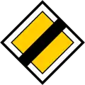 End of priority road