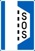 Emergency stopping place (formerly used )