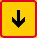 Regulation ends to the sign (formerly used )