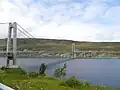 Kvalsund Bridge from the mainland