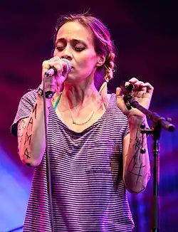 Fiona Apple Performing at Lincoln Center's Out of Doors series, August 8, 2015