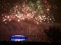 New Year fireworks at Kim Il Sung Square, January 2017.