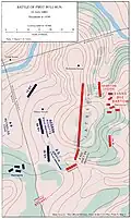 Map 10: Situation at 15:30 (July 21, 1861)