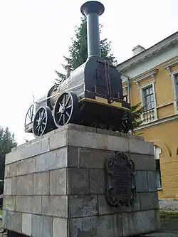 First Russian locomotive constructed in Nizhny Tagil