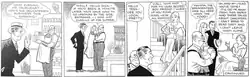 The first Dick Tracy strip from October 4, 1931