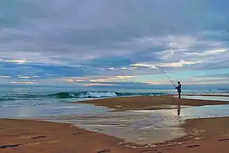 Fisherman at Dawn, Wurtulla Beach, 2012