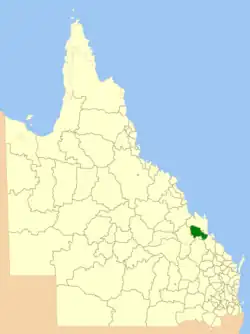 Location within Queensland
