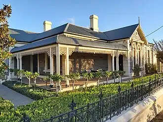 A bluestone villa, typical of the character homes located in Fitzroy