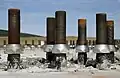 Column base attachment point
