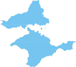 Map of the Crimean People's Republic