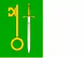 Flag of Albrechtice nad Vltavou