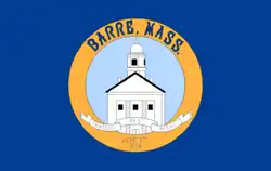 Flag of Barre, Massachusetts